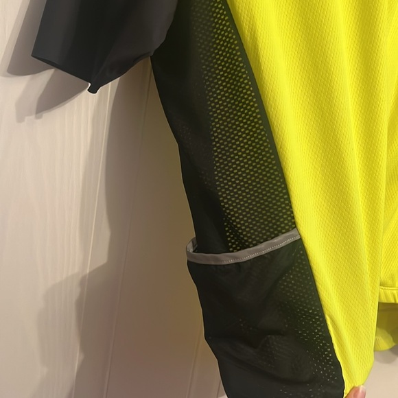 Louis Garneau Cycling Jersey Bicycle Neon Yellow Black - Picture 11 of 11